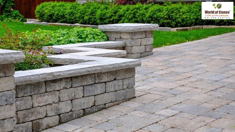 15 Seat Wall Design Ideas Using Natural Stone