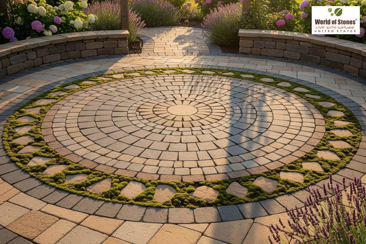 natural stones ideas for patio design