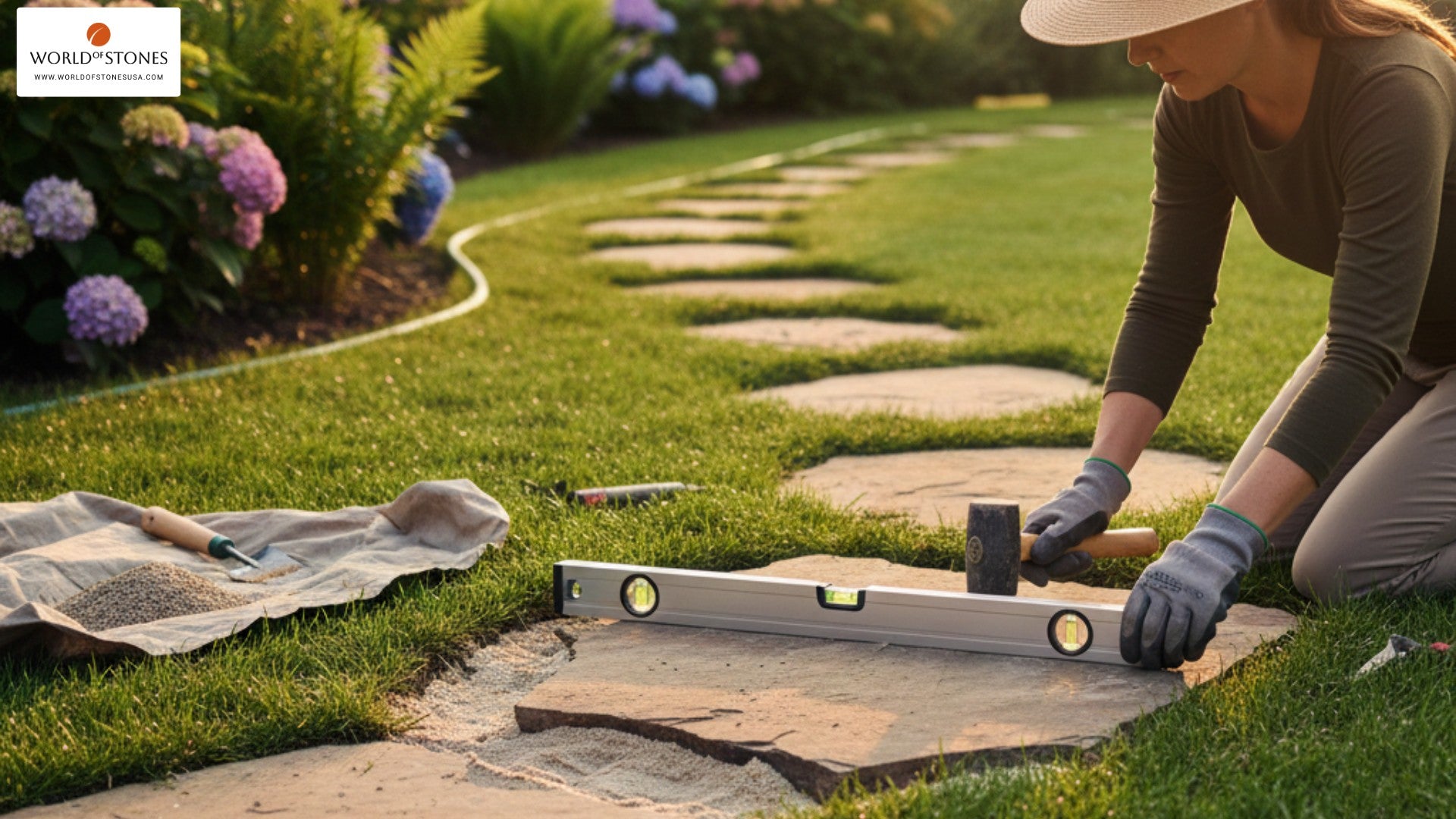 DIY Stepping Stone Walkway Installation Guide | World of Stones USA