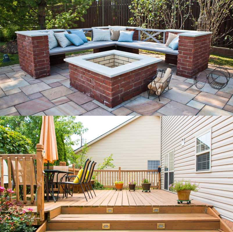 Natural Stone vs Wood Deck: Which Is the Best for Patio Area?