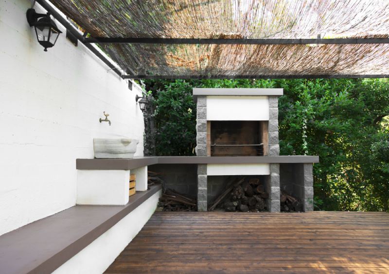 Best Built-in Outdoor Grill Design Ideas With Natural Stones
