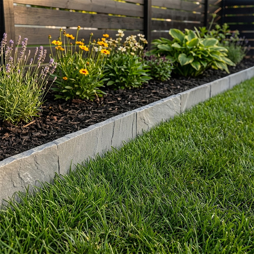 Castle Grey Stone Edgers | Natural Garden Edging