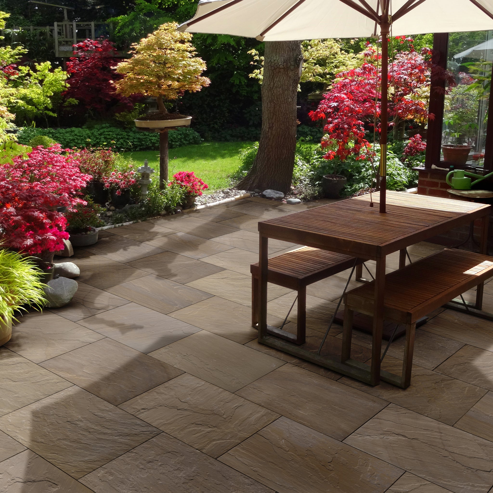 Sunset Buff Sandstone Paving - Indian Natural Stone