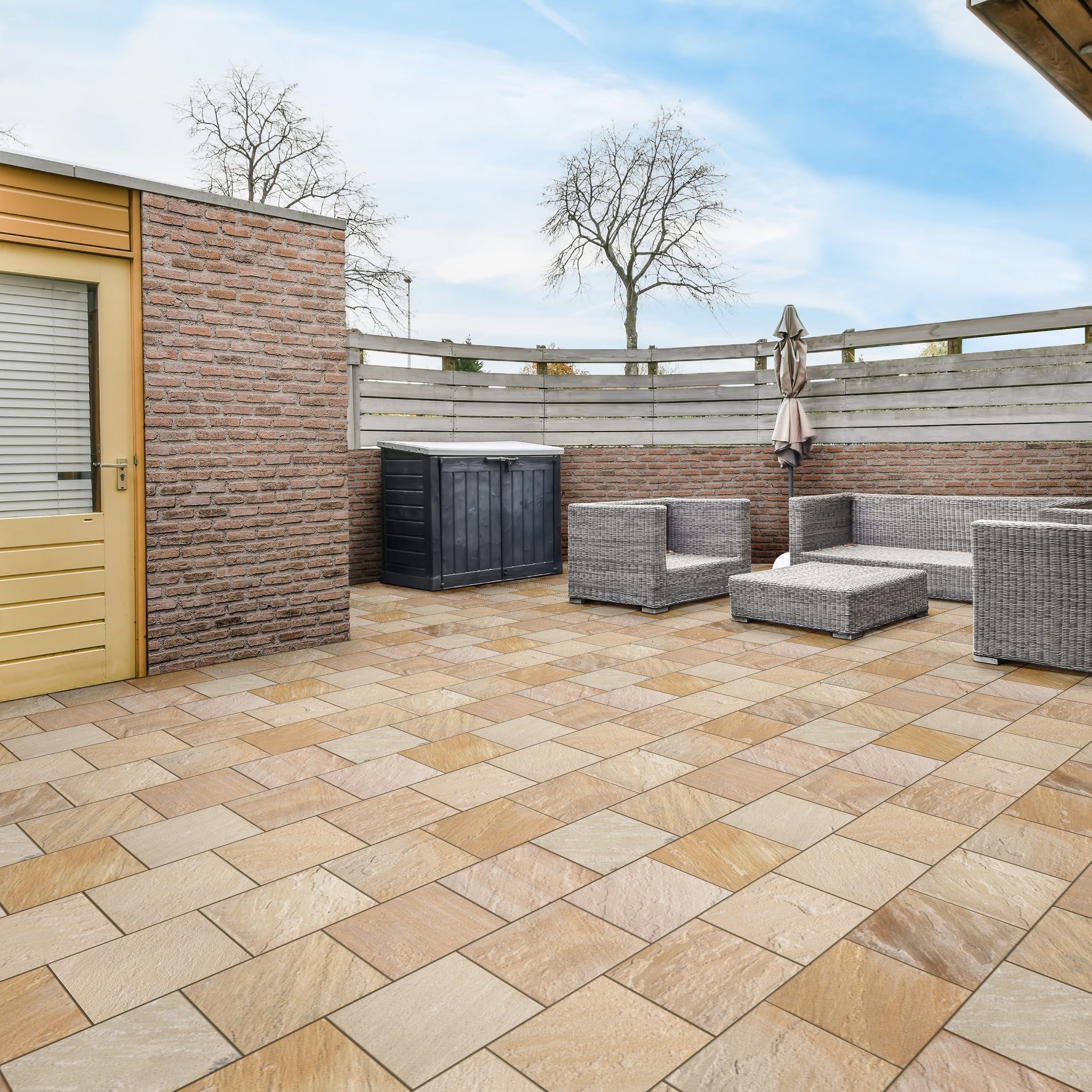 Desert Buff Sandstone Paving Tiles - Natural Stone Suppliers