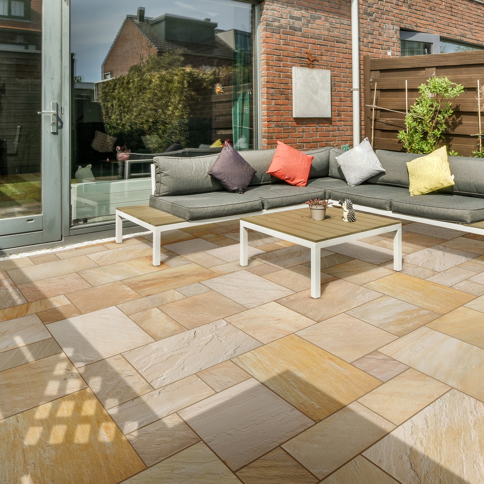 Desert Buff Sandstone Paving Tiles - Natural Stone Suppliers