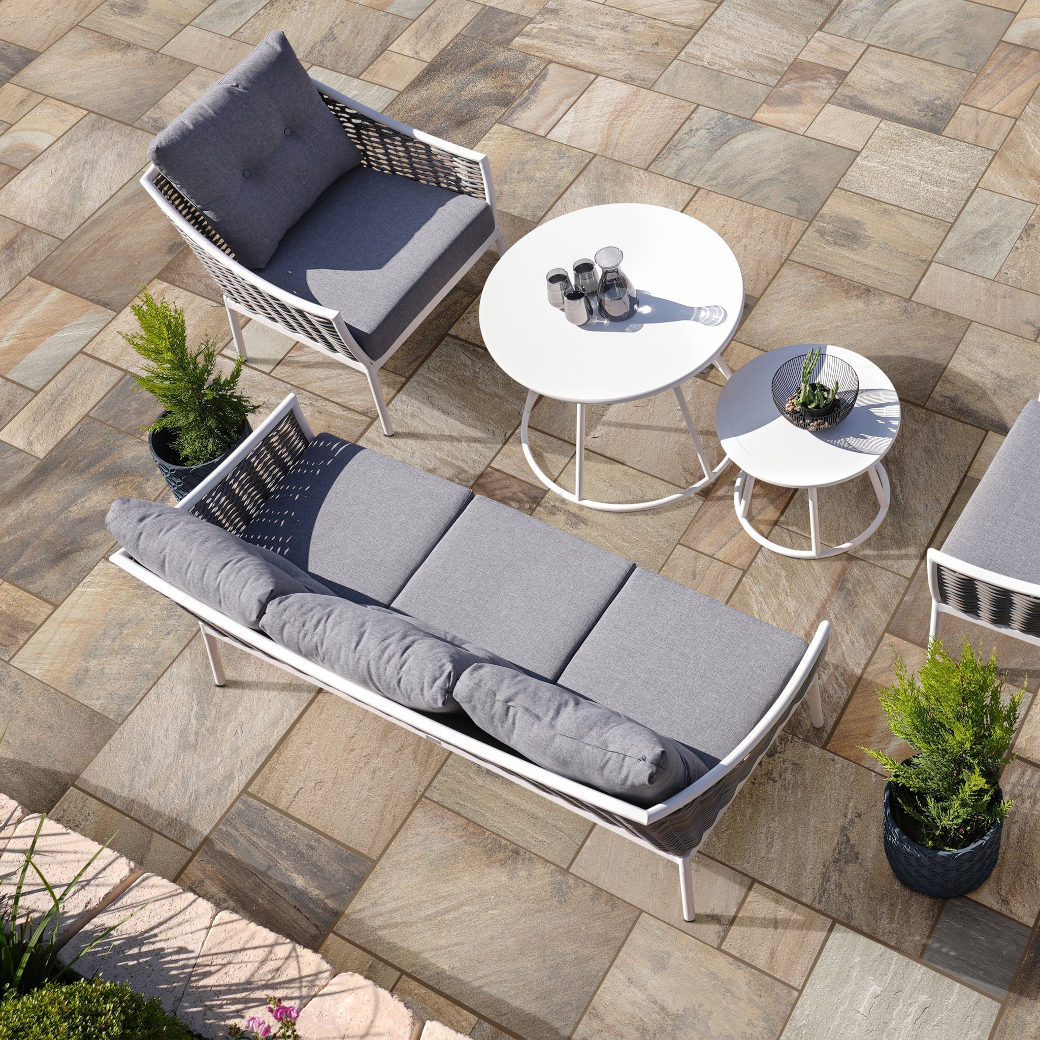 Sedona Rustic Sandstone Paving - Indian Natural Stone
