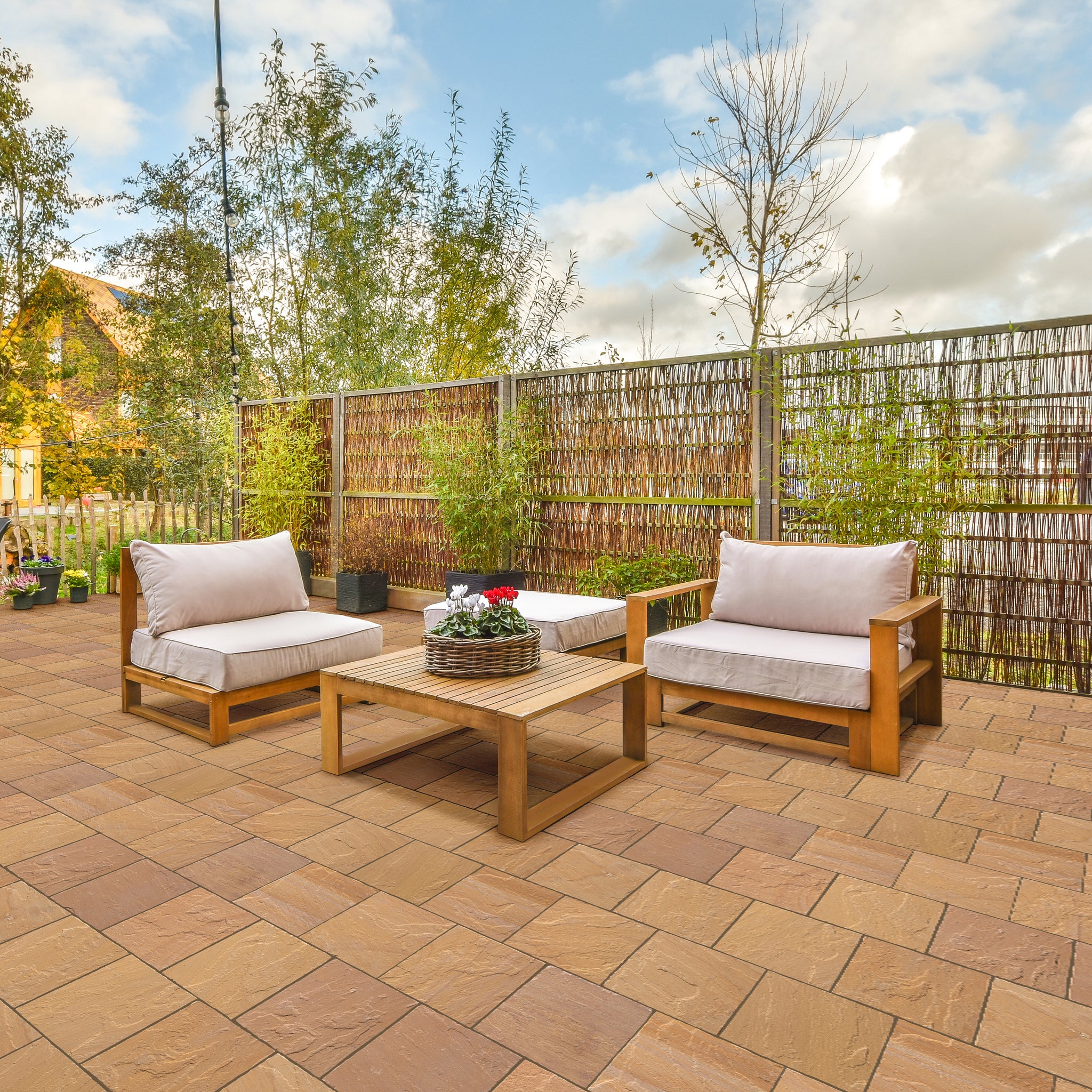 Sunset Buff Sandstone Paving - Indian Natural Stone