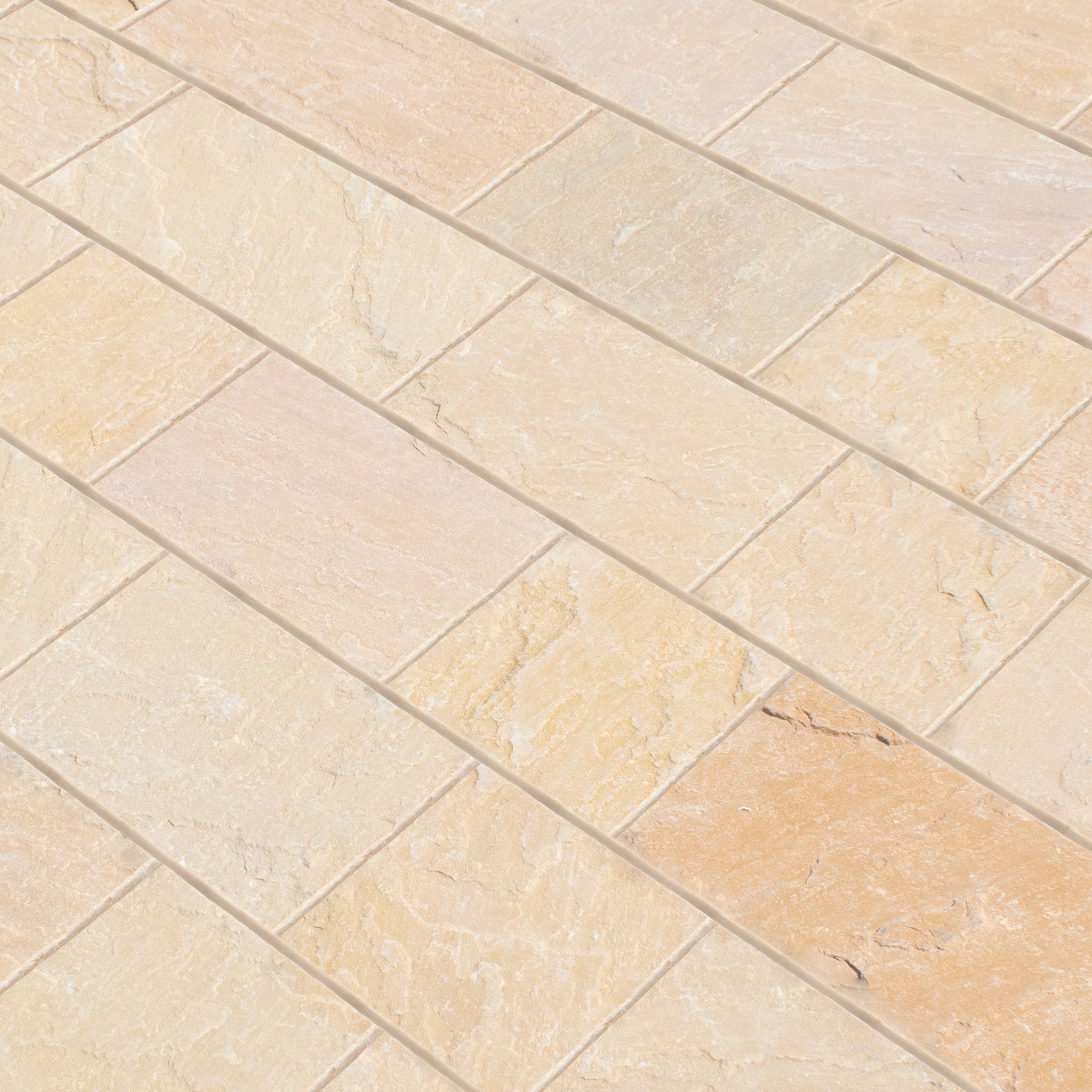 Sunset Buff Sunset Buff Stepping Stones | Garden Pathway Pavers